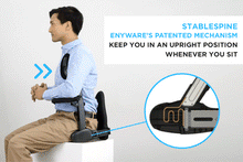 Load image into Gallery viewer, Enyware The Posture Seat: Turn an ordinary chair into a healthy chair.