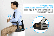 Load image into Gallery viewer, Enyware The Posture Seat: Turn an ordinary chair into a healthy chair.
