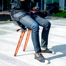 Load image into Gallery viewer, Lex wearable bionic chair Jovian Orange Front
